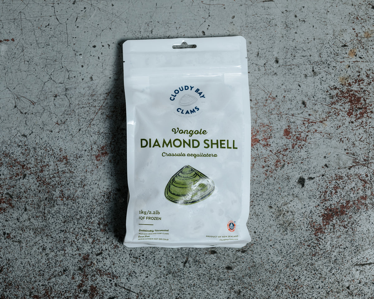 Diamond Shell Clams Cloudy Bay NZ The Fishmonger's Son
